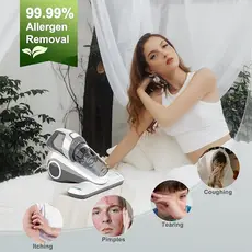 Soft furniture vacuum cleaner Dibea UV10, 300W, Germicidal Mite Remover And Mattress Vacuum Cleaner, White, 7 image