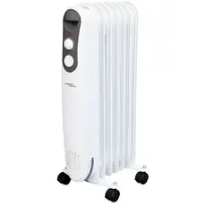 Oil Radiator Scarlett SC 21.1507 S4, 1500W, 20m², White, 2 image
