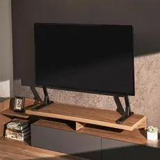TV stand Logilink BP0200 TV monitor mount 45-90" adjustable height 60kg max. Black, 5 image