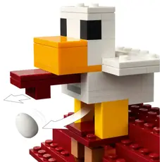 Lego LEGO Constructor Minecraft The Ghast Balloon Village Attack, 6 image