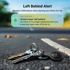 Bluetooth tracker UGREEN CM520 (60387), Apple Certified, Smart Bluetooth Finder, Black, 14 image