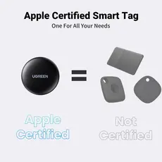 Bluetooth tracker UGREEN CM520 (60387), Apple Certified, Smart Bluetooth Finder, Black, 3 image