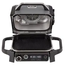 Ninja OG701EU, 2400W, WoodFire Outdoor Grill, Black/Silver, 4 image