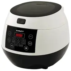 Multicooker (white) Power, W: 500, Number of programs: 8, Heating function: Yes, Program "Baking": Yes, Bowl volume, l: 3,Accessories included: Stirring spoon, measuring cup, steamer, 2 image