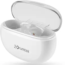 A4Tech 2Drumtek B27 True Wireless Earphone Grayish White, 3 image