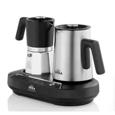 Arzum OK0027 Moka, 1350W, Coffee Machine, Silver/Black