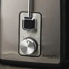Juice extractor (steel), Type: Centrifugal Power, W: 800 Line affiliation: DailyPress Number of speed modes: 2 Loading neck diameter, mm: 60 Possibility of loading whole vegetables and fruits: Yes Filter material: Stainless steel Juice reservoir, ml: 600, 4 image