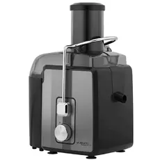 Juice extractor (steel), Type: Centrifugal Power, W: 800 Line affiliation: DailyPress Number of speed modes: 2 Loading neck diameter, mm: 60 Possibility of loading whole vegetables and fruits: Yes Filter material: Stainless steel Juice reservoir, ml: 600, 2 image