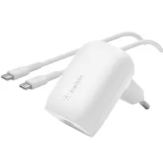 Belkin Wall Charger 30W USB-C PD PPS, 1M PVC C-С, white, 2 image