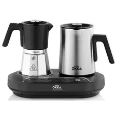 Arzum OK0027 Moka, 1350W, Coffee Machine, Silver/Black, 3 image