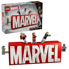 Lego LEGO Constructor Super Heroes MARVEL Logo & Minifigures, 7 image