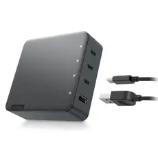 Lenovo G0A6130WEU 130 W Multi-Port Charger Gray, 2 image