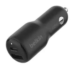 Belkin Car Charger 42W USB-A/USB-C PD PPS, black, 3 image