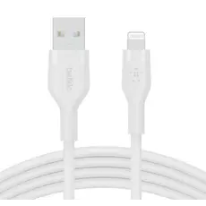 Belkin USB-A Cable with Lightning Connector 1M CAA008BT1MWH White, 2 image