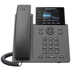 IP phone Grandstream GRP2611G, Professional P Phone, 3 SIP accounts, 3 lines, 2x GbE PoE, 320x240 (2.8") color LCD, 12 virtual BLF keys, 5V/0.6A PSU