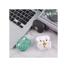 TVC AirPods 4 Case Game Console Shape Earphones Silicone Shell with Carabiner - Dark Grey, 3 image