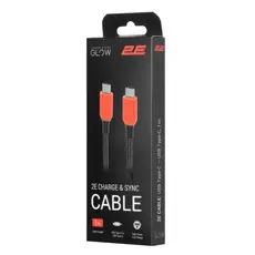 Cable 2E Cable USB-C - USB-C, 100W 1m black, 2 image