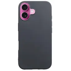 TVC iPhone 16 Case Shockproof 1.2mm TPU Matte Phone Cover Balck