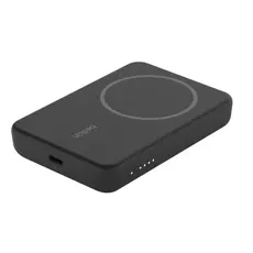 Portable charger Belkin Power Bank 5000mAh, MagSafe Wireless, black