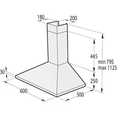 Hood GORENJE WHC63CLI, 5 image