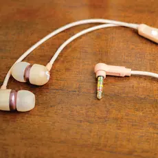 Headphones House of Marley EM-JE041-CPD Smile Jamaica In-Ear Headphones With Noise-isolating design And In-line Microphone - COPPER, 3 image