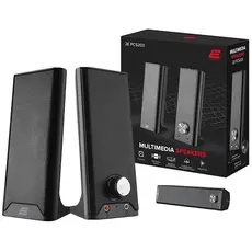 Speaker 2E Personal Computer Speaker PCS203, 2.0, USB, Metal Black