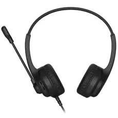 Headphone A4tech HU-8 USB Stereo Headset With Mic Black, 2 image