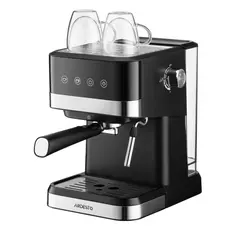 Coffee machine Ardesto YCM-E1700, 1050W, 1.5L, Coffee Machine, Black/Silver, 2 image