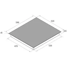 Cooktop AIRFORCE PCPOP60003, 3 image