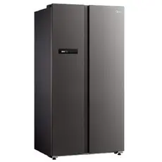 Refrigerator Midea MDRS791MIE28, 604L, A++, Black, 2 image