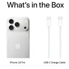 Mobile phone Apple iPhone 18 Pro Only eSIM 256GB Silver, 4 image