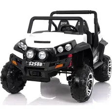 Child's electric car S2588-W with leather seat and rubber tires, 2 image