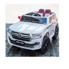 Child's electric car TOYOTA D-189 with rubber wheels, leather seat, 5 image