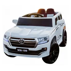 Child's electric car TOYOTA D-189 with rubber wheels, leather seat
