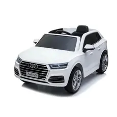 Children's electric car Audi Q5B-W/ 2-seater. With rubber tires, soft seat., 4 image
