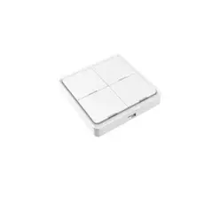 Scene Switch Moes ZT-SY-EU4S-WH-MS Zigbee, 4 Gang, 12 Scenes, Battery Powered, Wireless, White, 2 image