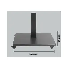 TV Mount Allscreen C1600, 26”-55”, TV Mount With Roller, Black, 4 image
