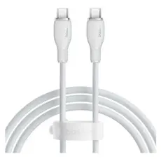 Cable Baseus P10355702221-B1 Pudding Series Fast Charging Cable Type-C to Type-C 100W 1.2m Stellar White
