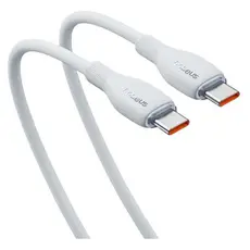 Cable Baseus P10355702221-B1 Pudding Series Fast Charging Cable Type-C to Type-C 100W 1.2m Stellar White, 2 image