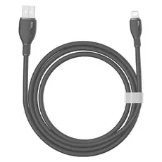 Cable Baseus Pudding Series Fast Charging Cable USB to Lightning 2.4A 1.2m P10355700111-B1 Black, 2 image