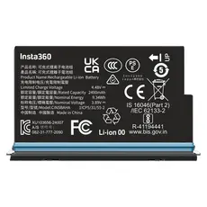 Camera Battery Insta360 X5 Battery, 2400mAh, 9.34Wh, Black, 2 image