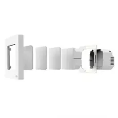 Smart Switch MOES Star Ring ZS-SR-EU3-WH-MS, ZigBee 3.0, 3 Gang, White, 4 image