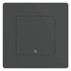 Smart Switch Moes WS-SR-EU1-L-GY-MS Wi-Fi Star Ring Smart Light Push Button Switch, 1 Gang, Grey