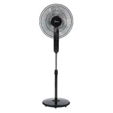 Fan Midea FS40-21MR, Pedestal, 40W, 3 Speeds, Remote Control, Timer, Black, 2 image