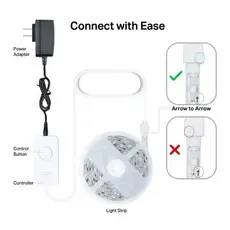 Lighting TP-Link Tapo L920-5 Smart Wi-Fi LED Light Strip, 5 m, RGBIC, 16M Colors, 50 Color Zones, Alexa/Google, 6 image