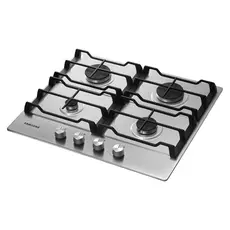 Gas Hob Samsung NA64H3010AS/WT, 60 cm, 4 Burners, 9.6 kW, Stainless Steel, 2 image