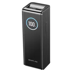 Power Bank EcoFlow RAPID Power Bank 25000mAh, 170W, 2x USB-C 140W, USB-A, TFT Display, Black