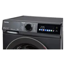 Washing Machine Toshiba TW-BN90C4UZ(MK), 8 kg, 1400 rpm, Inverter, 47 cm, Grey, 4 image