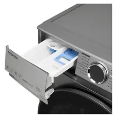 Washing Machine Toshiba TW-BN90C4UZ(SK), 8 kg, 1400 rpm, Inverter, 47 cm, Silver, 7 image