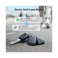 Bluetooth Tracker UGREEN CM916 (75646) FineTrack Duo, Apple Find My / Google Find Hub, USB-C, Grey, 6 image